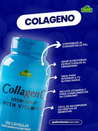 Colágeno + Vitamina C - 100 Capsulas