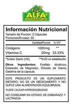 Colágeno + Vitamina C - 100 Capsulas