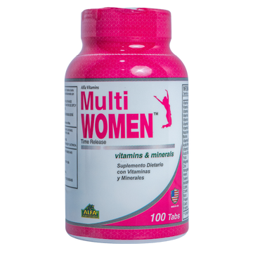 MultiWomen® | Multivitamínico para mujer – 100 tabletas