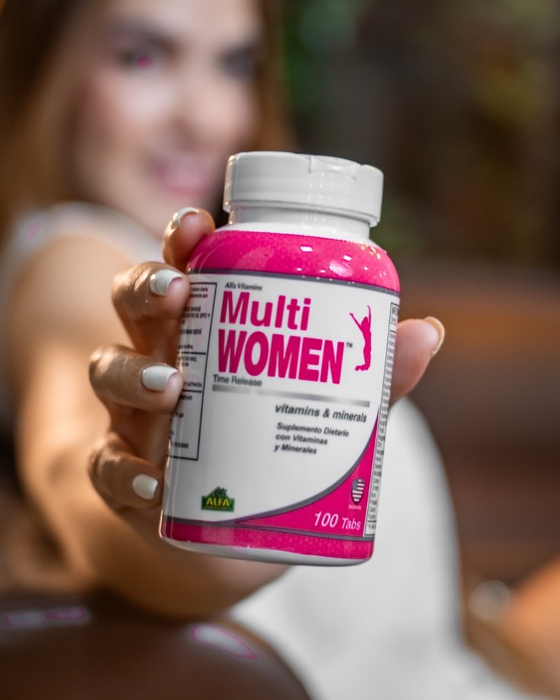 MultiWomen® | Multivitamínico para mujer – 100 tabletas