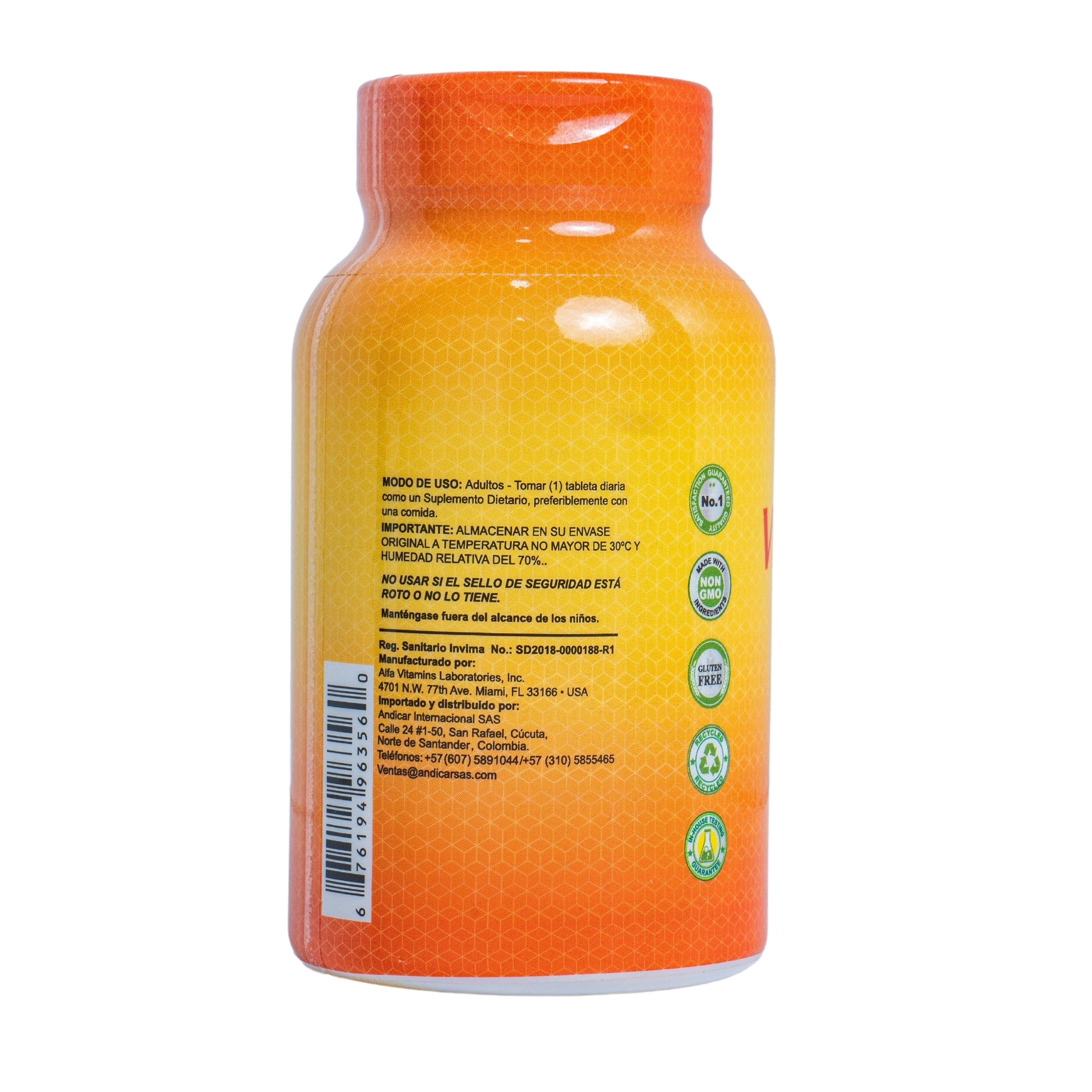 Vitamina C + Colageno 1000Mg + 10Mg - 100 tabletas