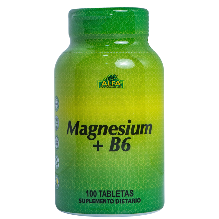 Magnesium + B6 - 100 Tabletas