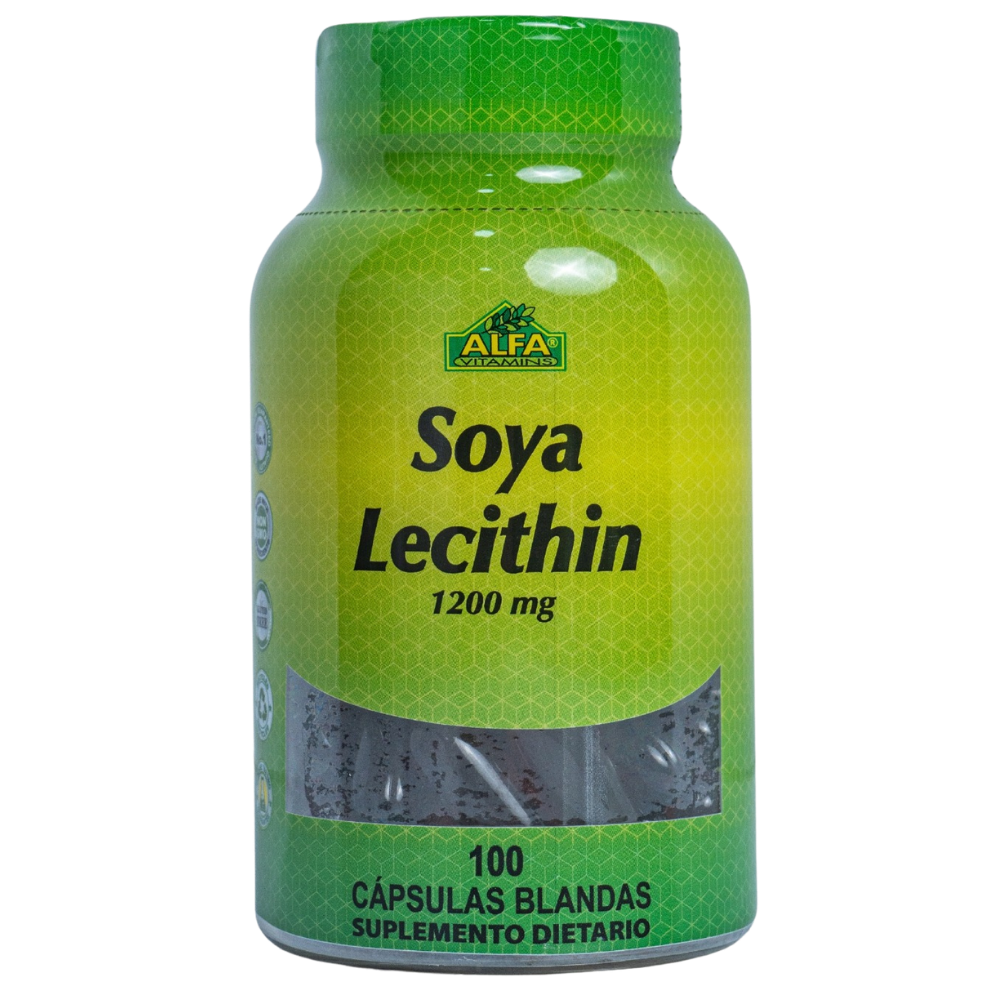 Soya Lecithin - 100 Capsulas